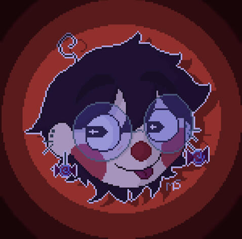 Clown - self-portrait
